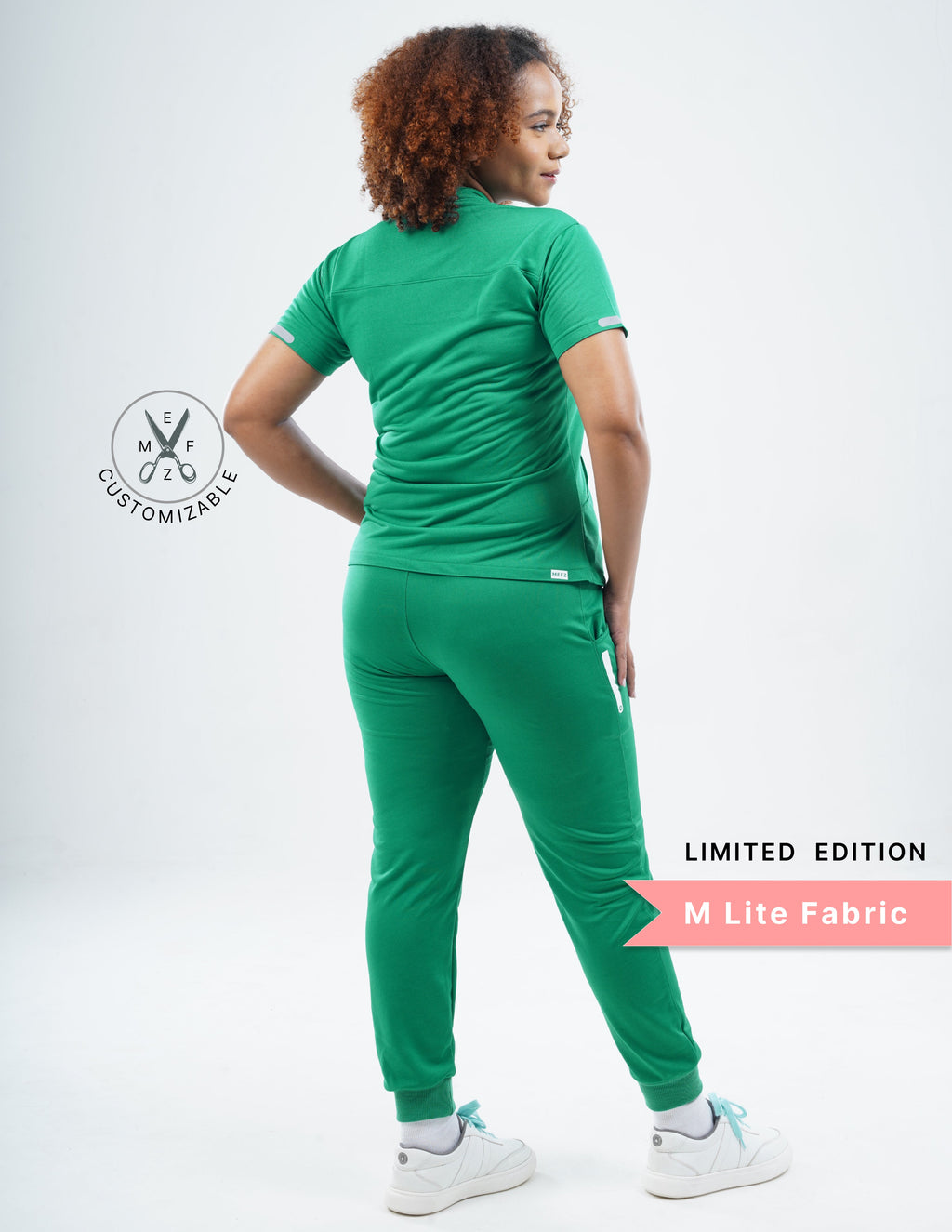 TETOGREEN - LIMITED EDITION V Neck / Jogger Pant / 2 way Stretch (FemaleFullset) MKZ23