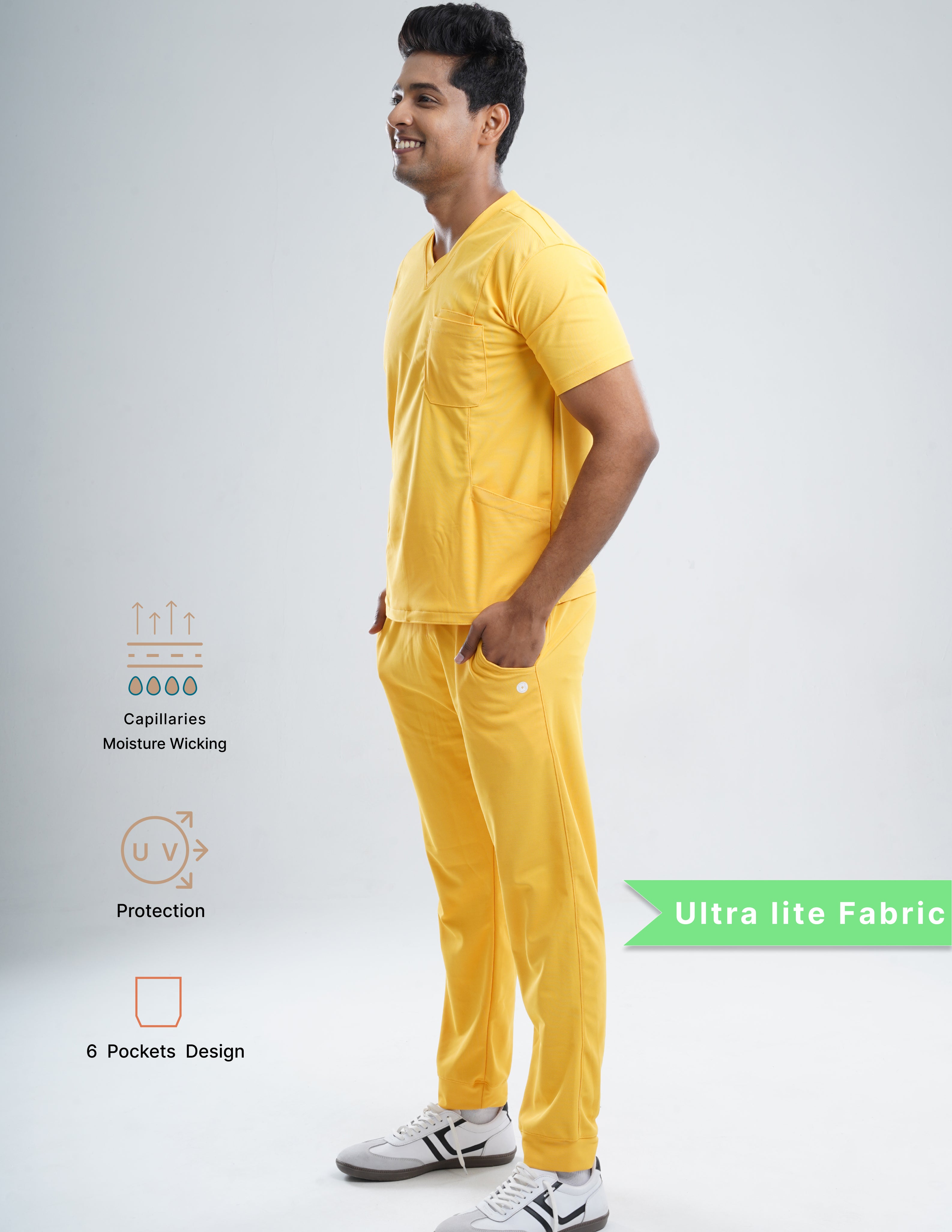 YEL LOVE V Neck / Jogger Pant / 2 way Stretch (MaleFullset) MKZ230