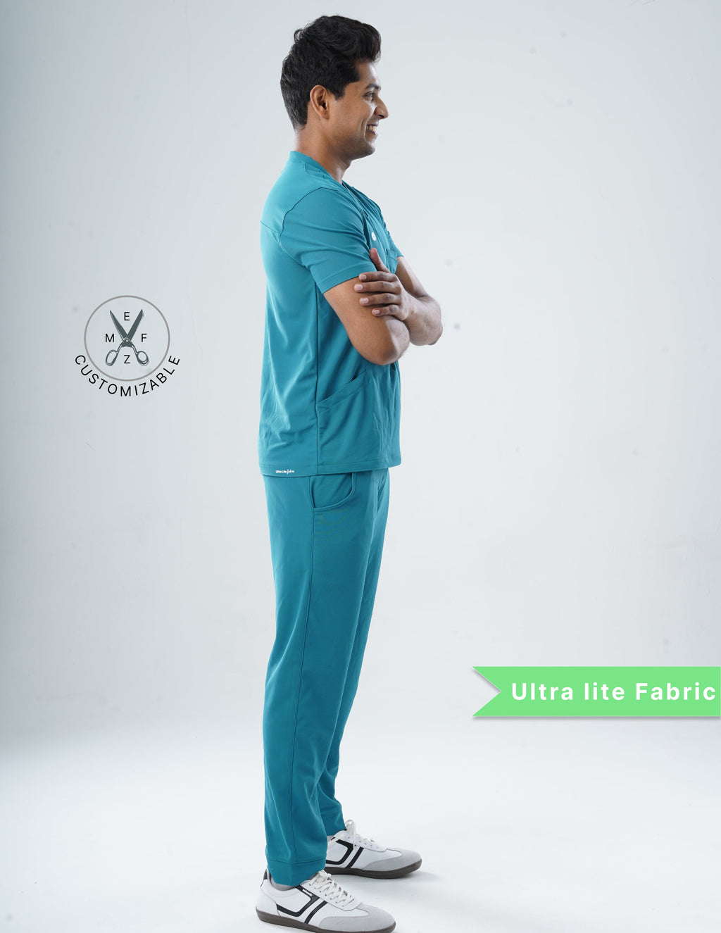 AQUABLAZE  V Neck / Jogger Pant / 2 way Stretch (MaleFullset) MKZ194