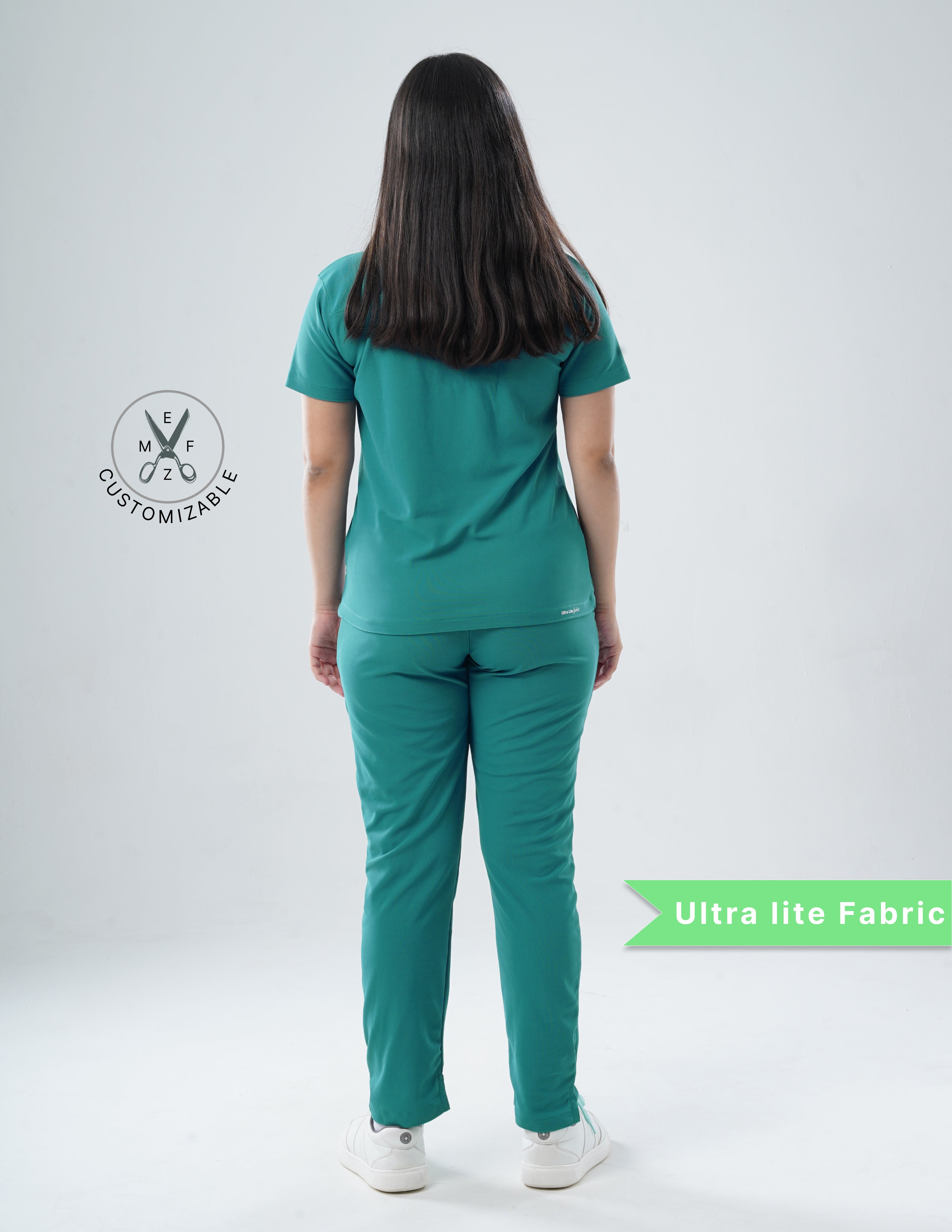 AQUABLAZE V Neck / Straight Pant / 2 way Stretch (FemaleFullset) MKZ68