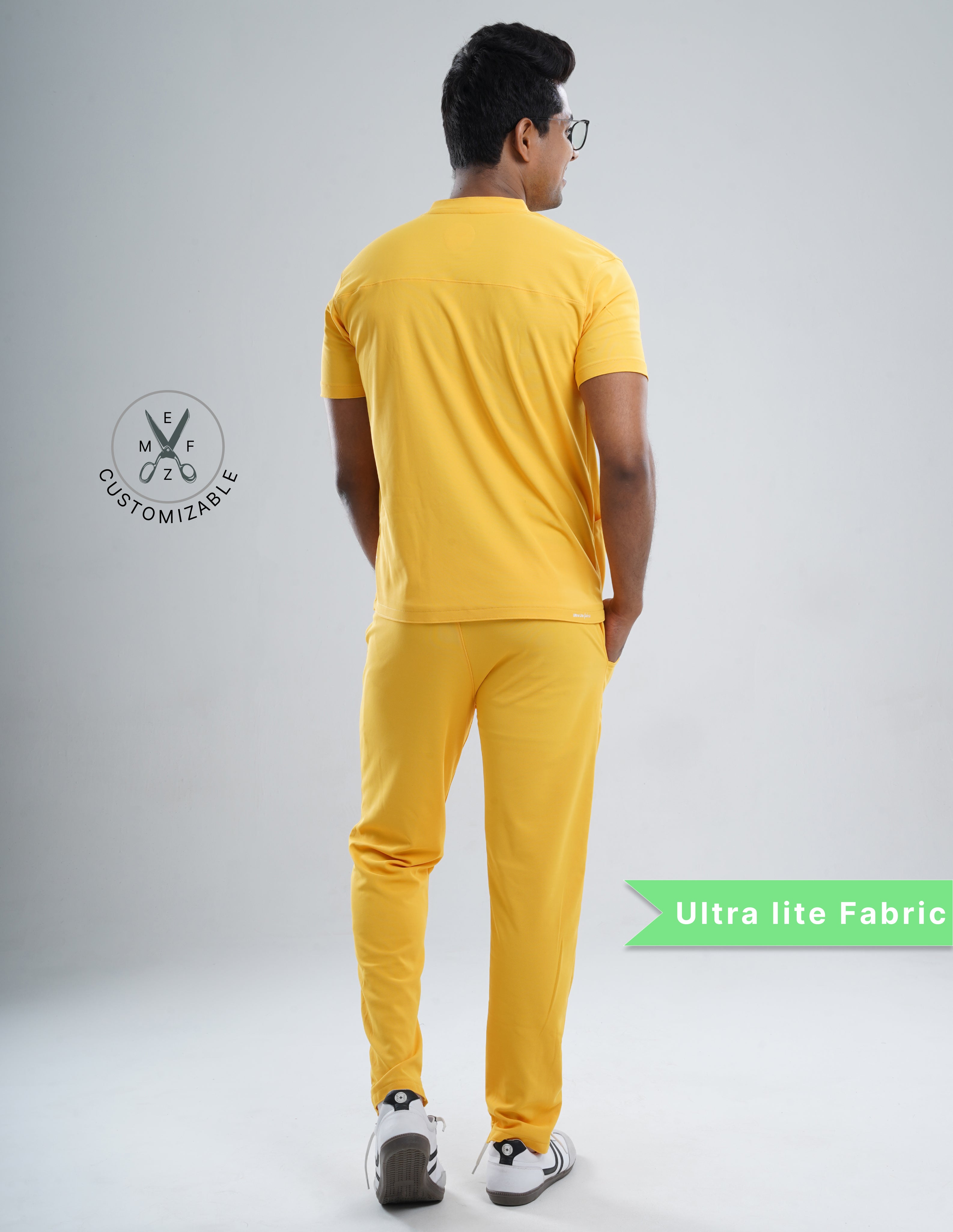 YEL LOVE V Neck / Straight Pant / 2 way Stretch (MaleFullset) MKZ231