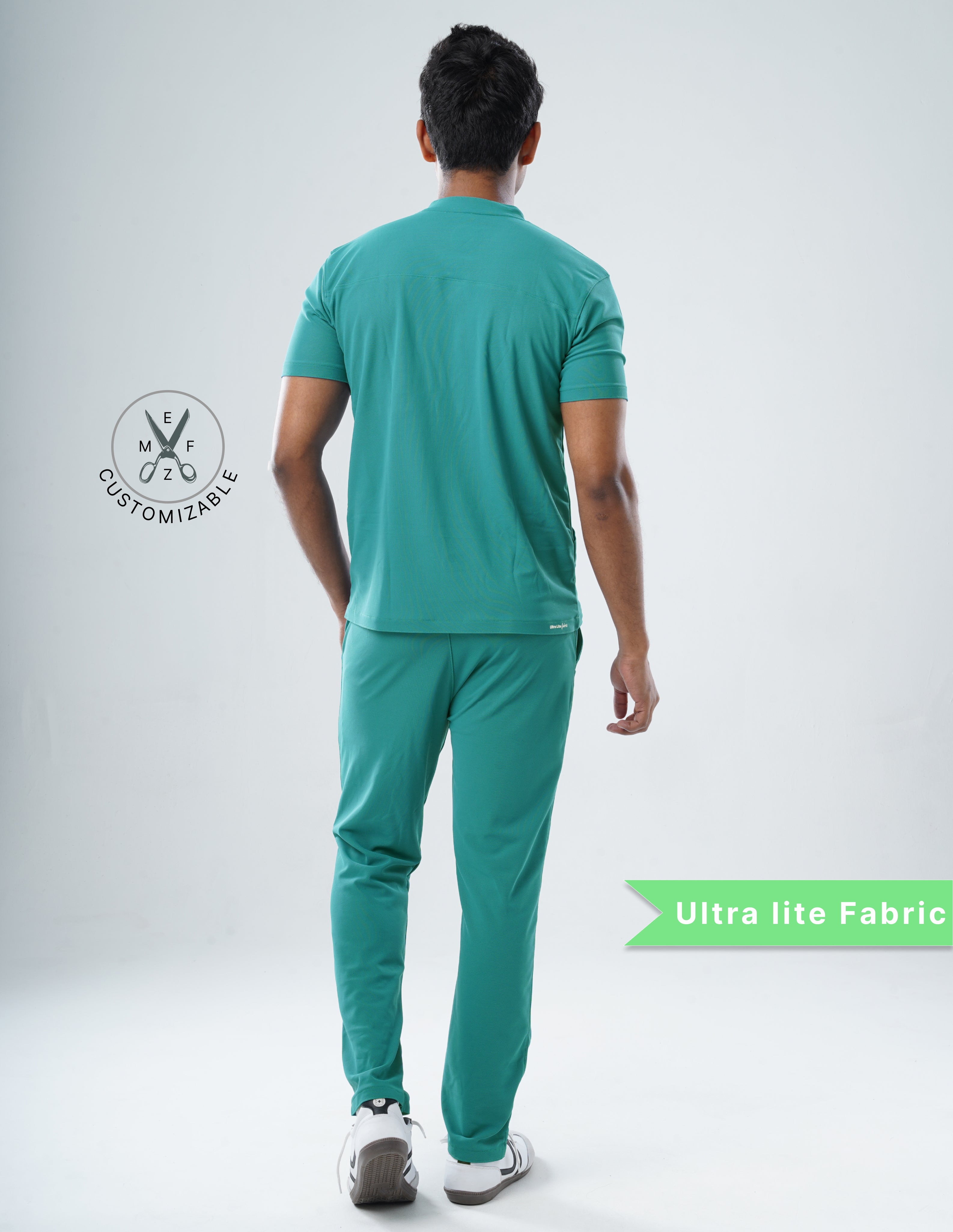 AQUABLAZE  V Neck / Straight Pant / 2 way Stretch (MaleFullset) MKZ195