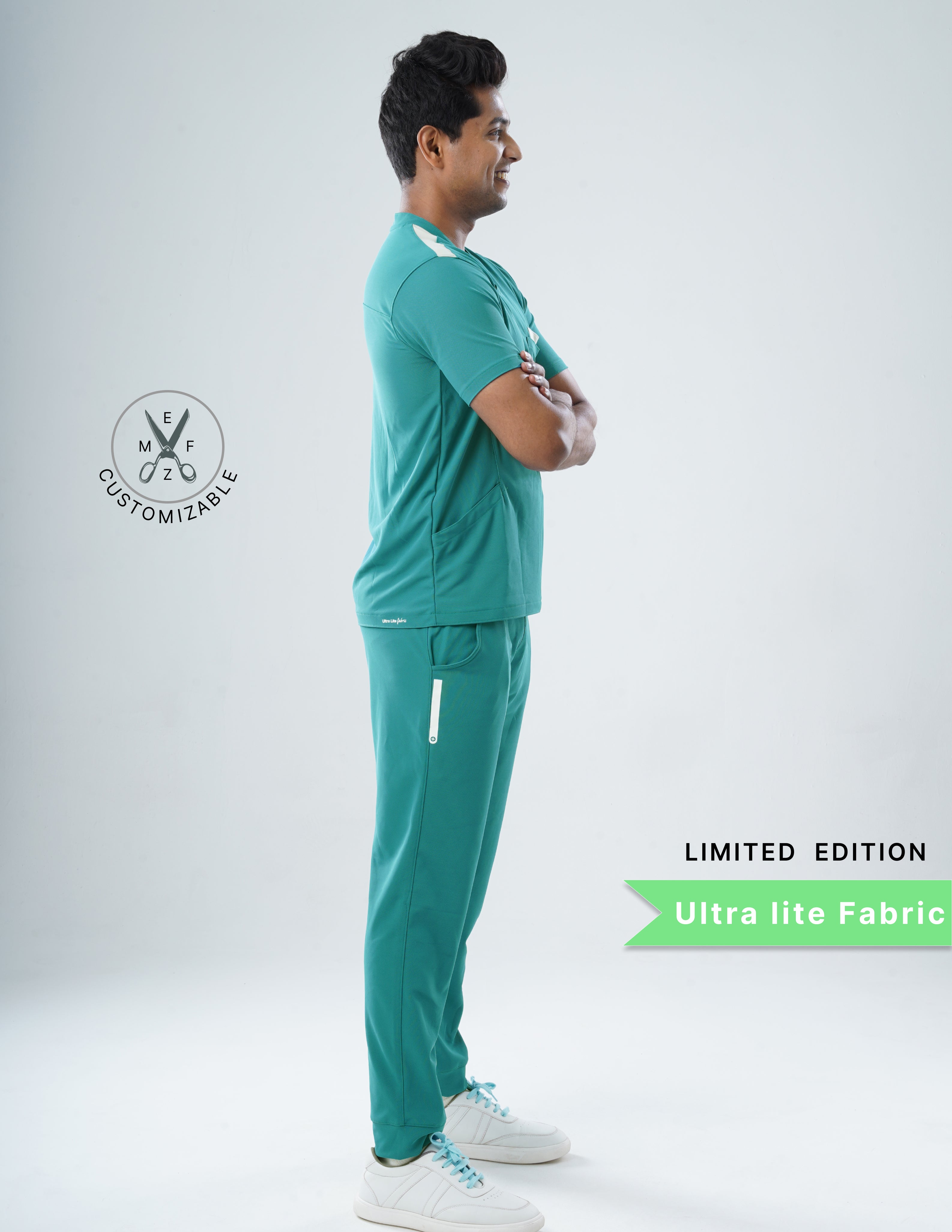 AQUABLAZE - LIMMITED EDITION  V Neck / Jogger Pant / 2 way Stretch (MaleFullset) MKZ196