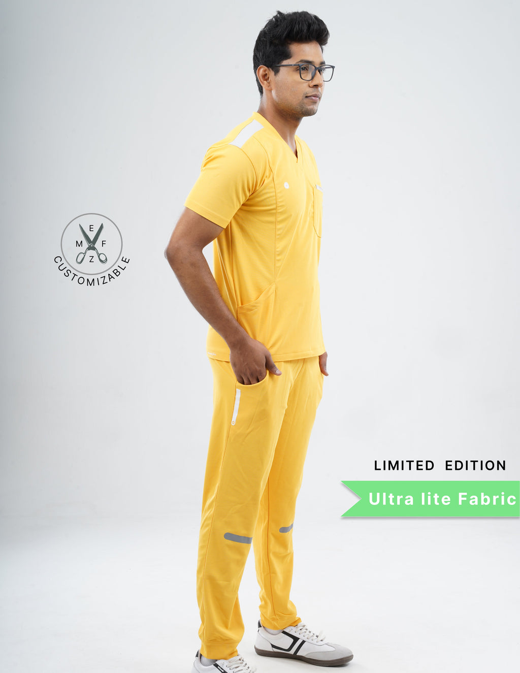 YEL LOVE - LIMITED EDITION V Neck / Jogger Pant / 2 way Stretch (MaleFullset) MKZ232