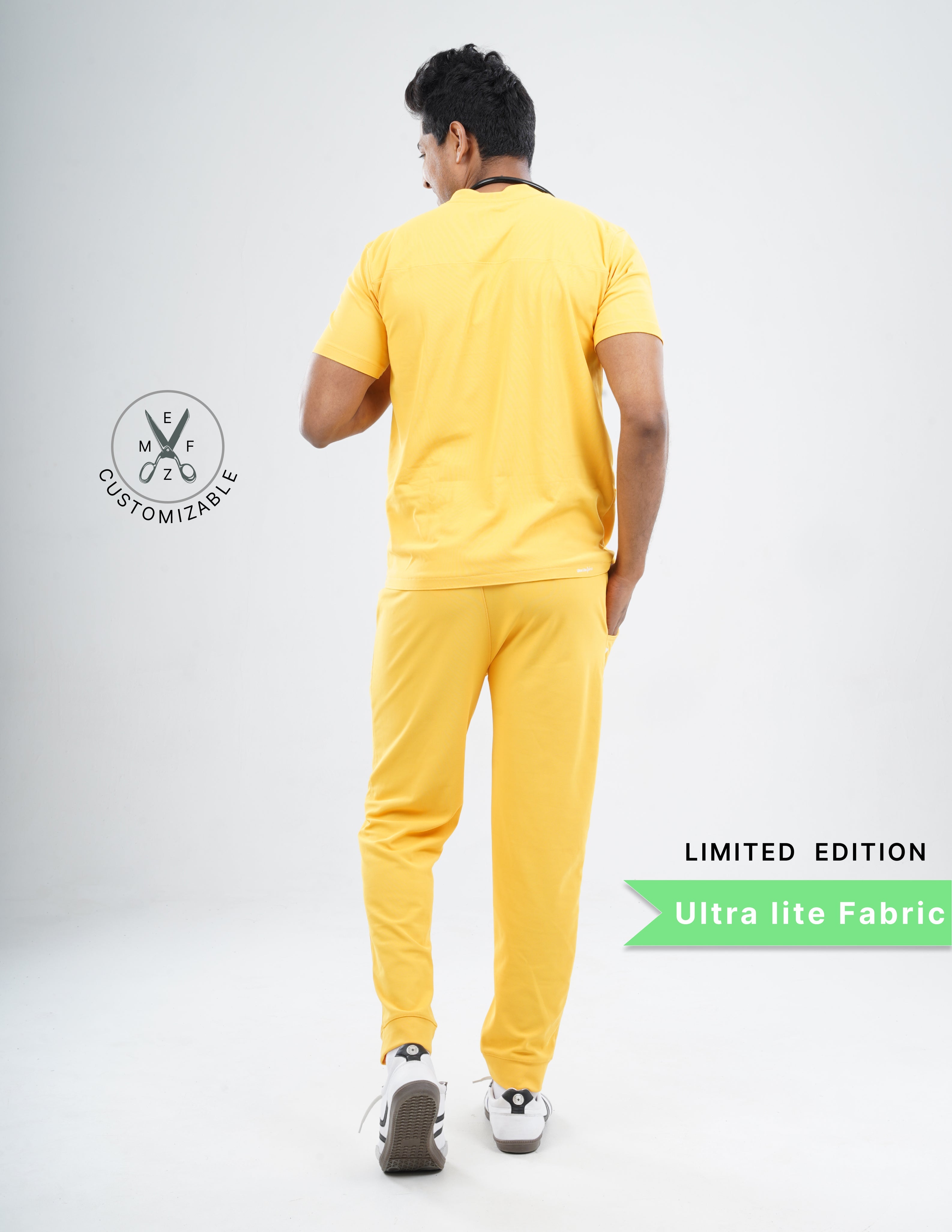 YEL LOVE - LIMITED EDITION V Neck / Jogger Pant / 2 way Stretch (MaleFullset) MKZ232