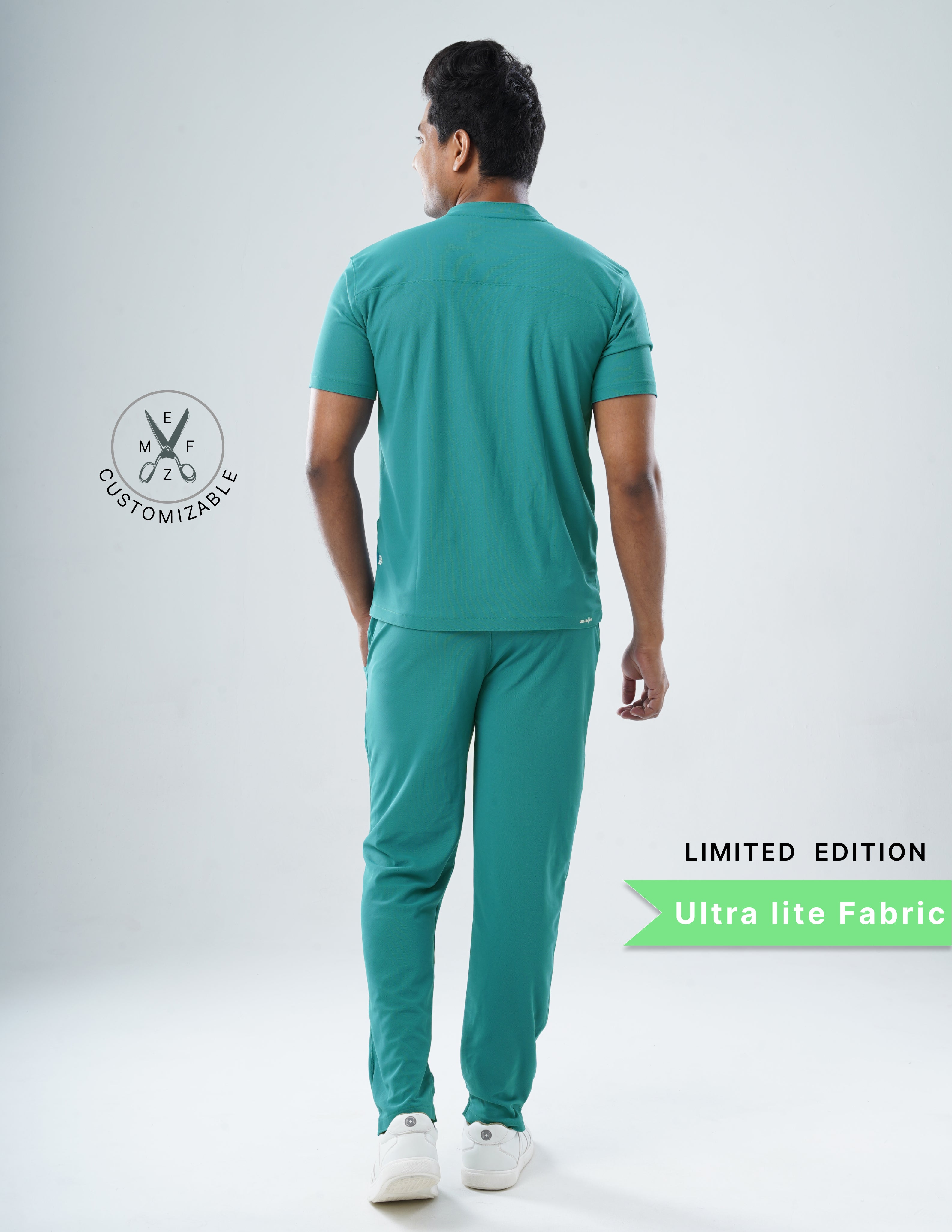 AQUABLAZE - LIMMITED EDITION  V Neck / Straight Pant / 2 way Stretch (MaleFullset) MKZ197