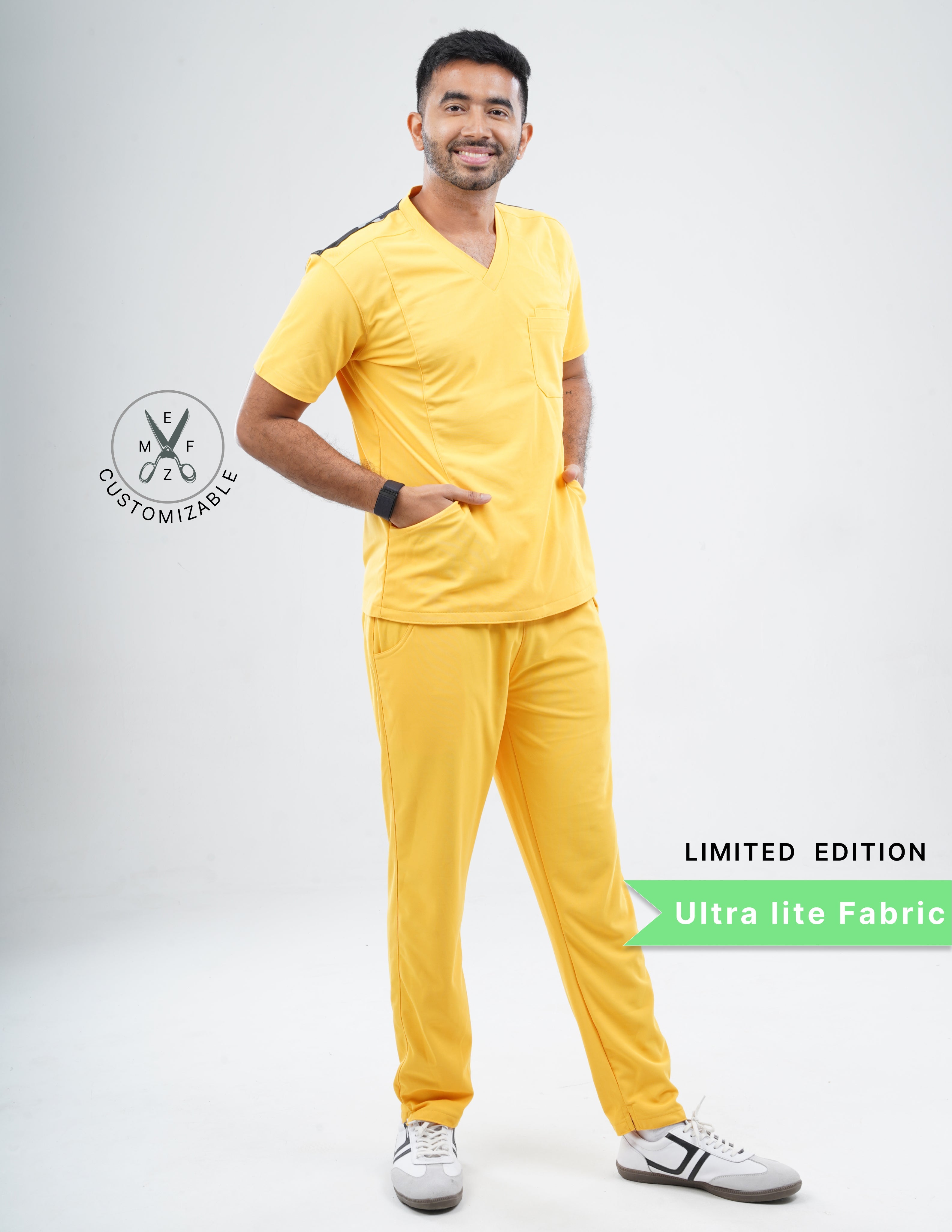 YEL LOVE - CAMOUFLAGE EDITION V Neck / Straight Pant / 2 way Stretch (MaleFullset) MKZ255