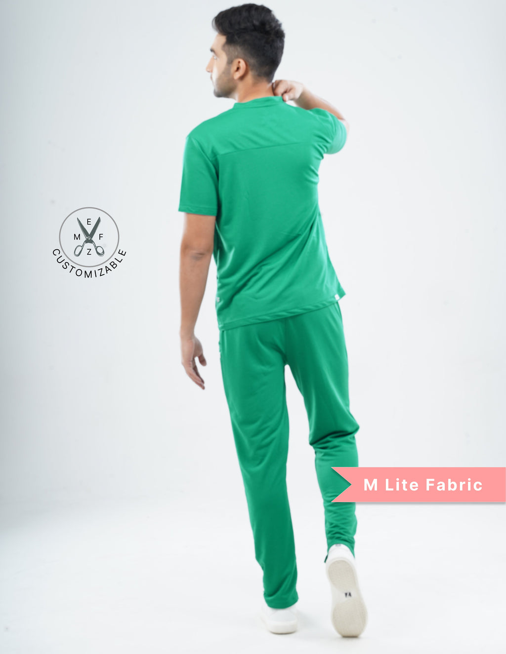 TECTOGREEN V Neck / Straight Pant / 2 way Stretch (MaleFullset) MKZ151