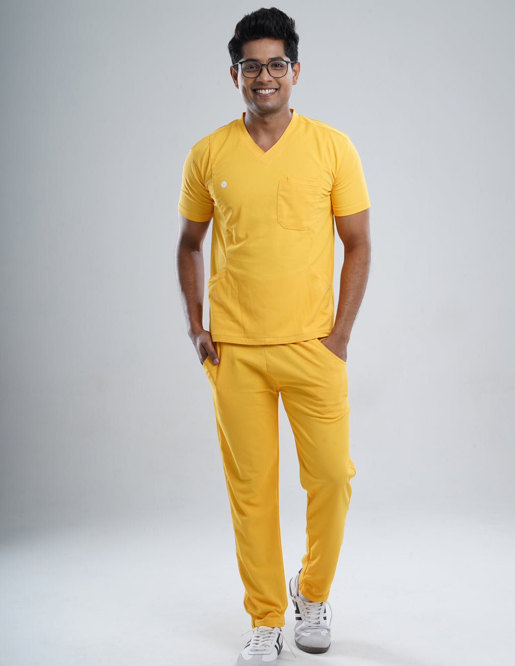 YEL LOVE V Neck / Straight Pant / 2 way Stretch (MaleFullset) MKZ231