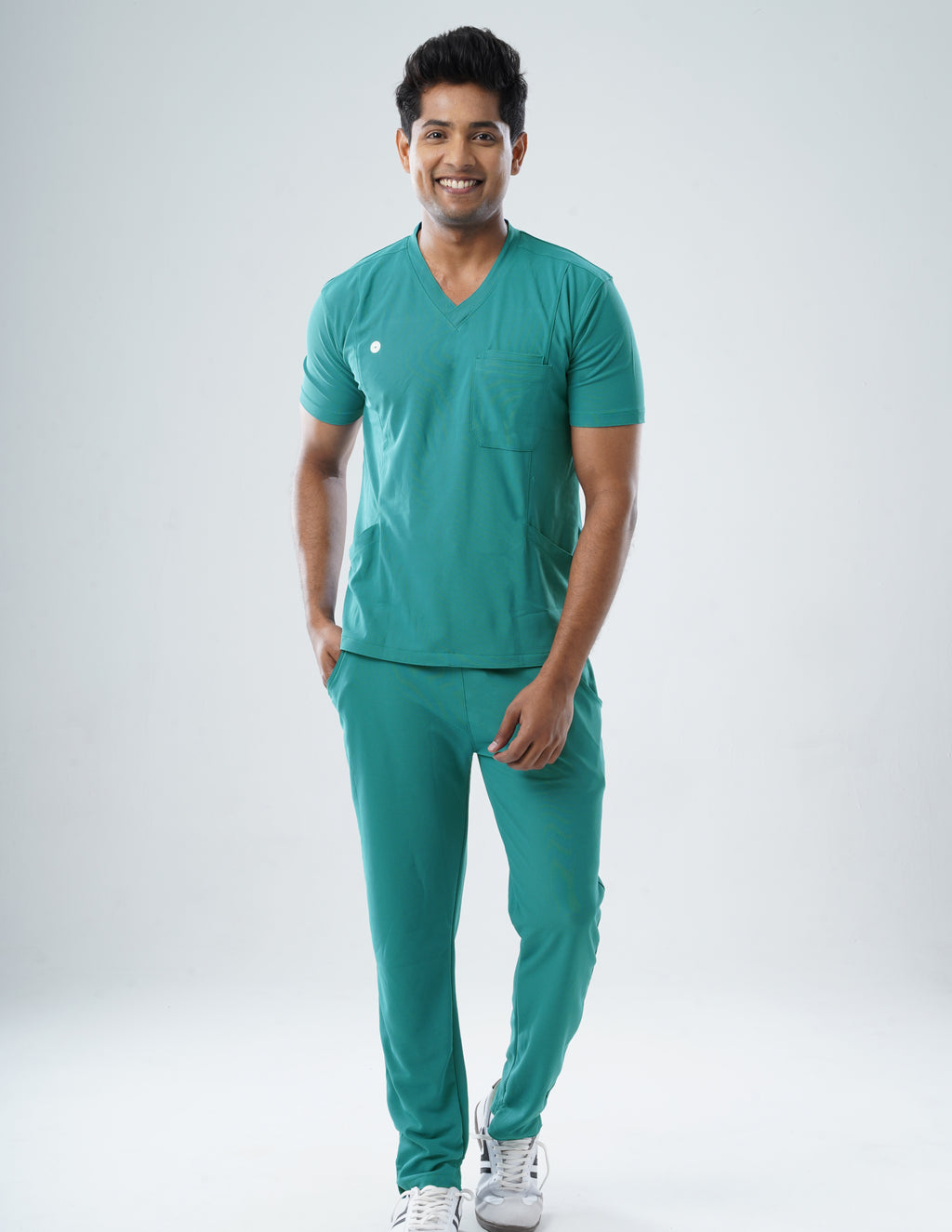 AQUABLAZE  V Neck / Straight Pant / 2 way Stretch (MaleFullset) MKZ195