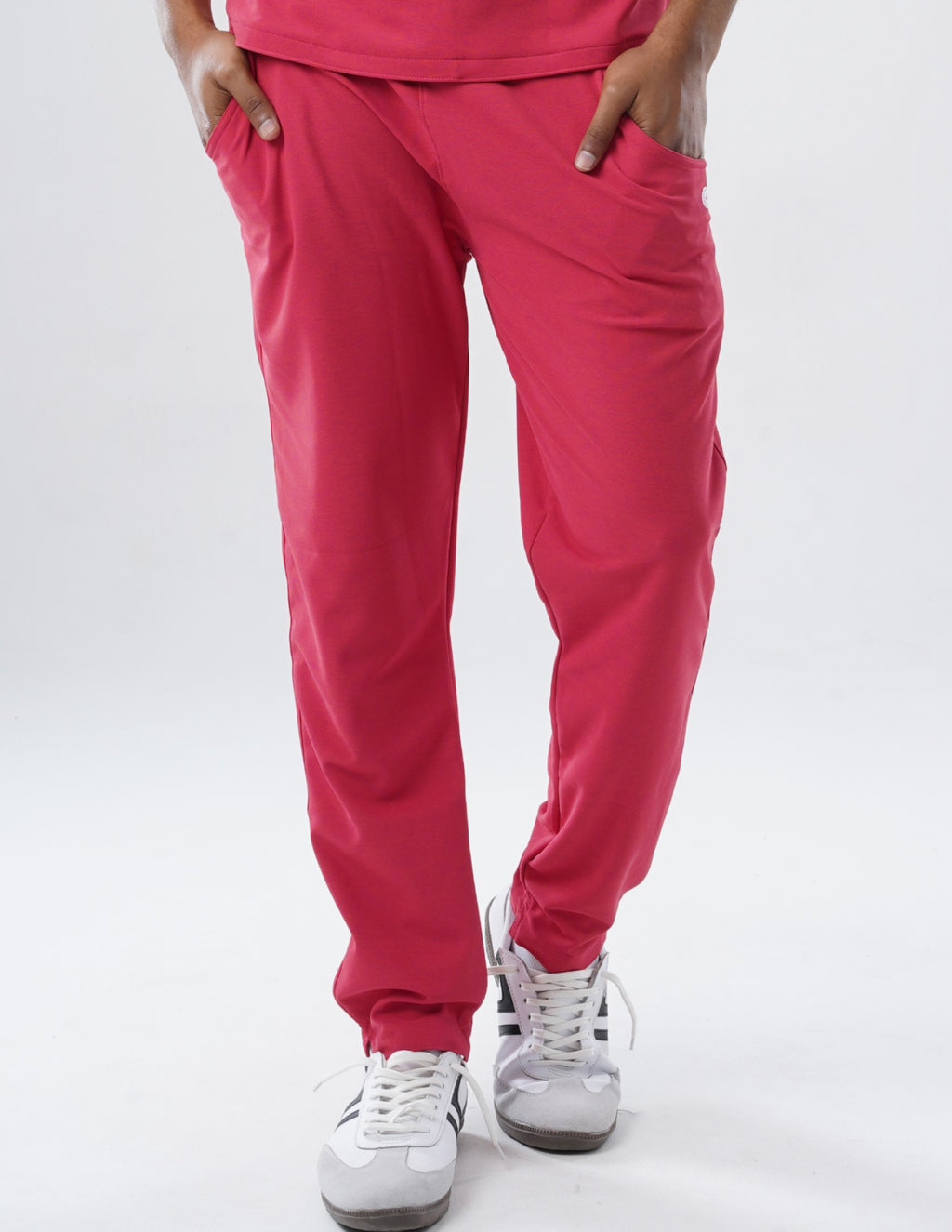 MELANGE PINK  Straight Pant MKZ207SP