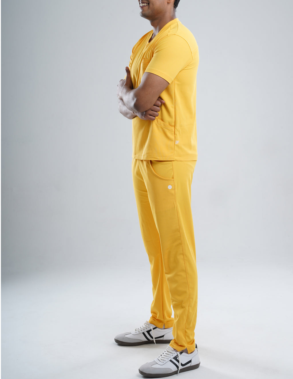 YEL LOVE V Neck / Straight Pant / 2 way Stretch (MaleFullset) MKZ231