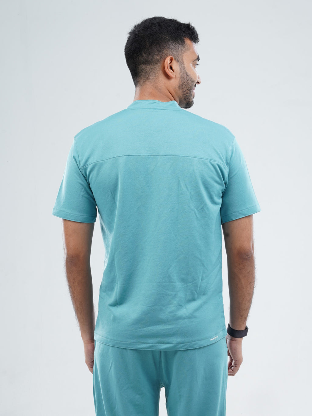 HYLORA TEAL  V Neck Male Top MKZ167TOP