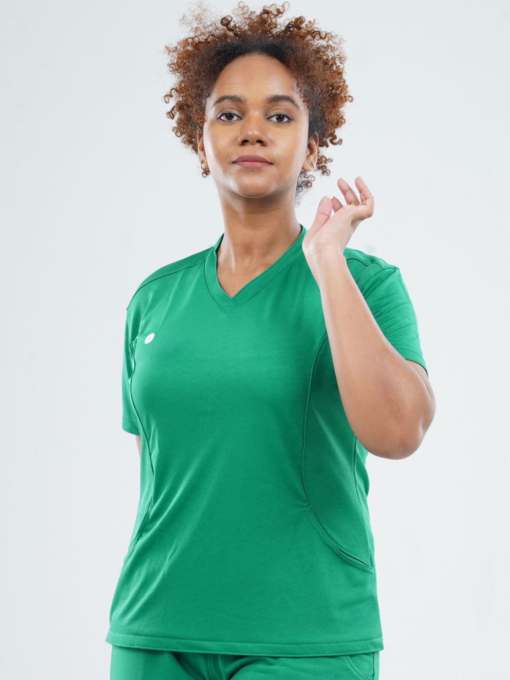 TECTOGREEN V Neck Female Top MKZ52FT