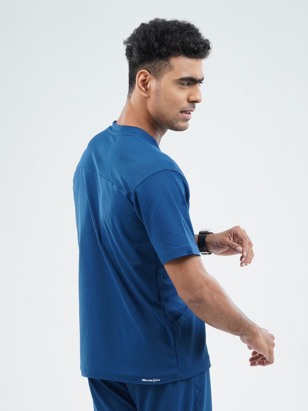 COSMIC BLUE  V Neck Male Top MKZ183T