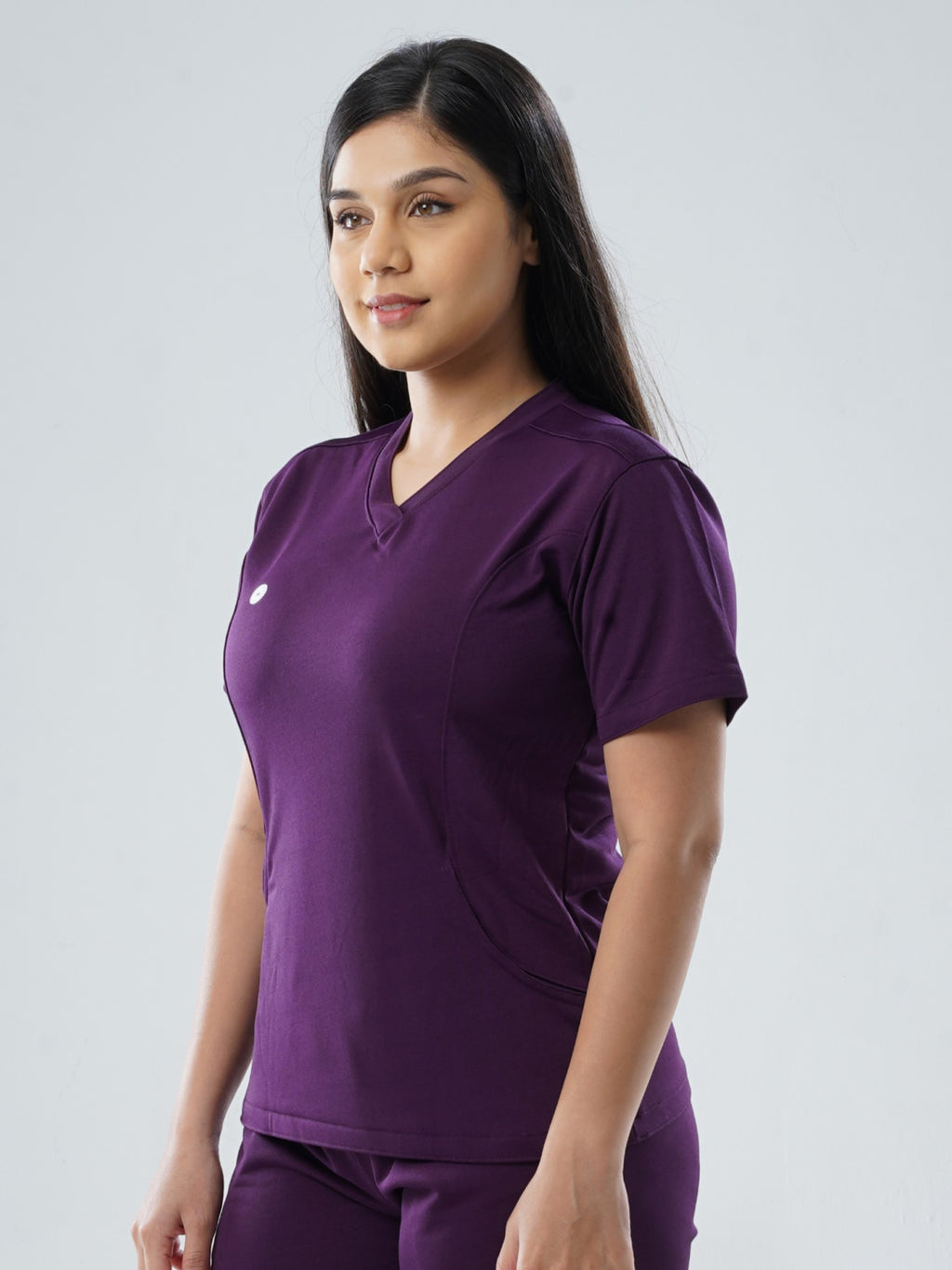 MERLOT WINE  V Neck Female Top MKZ16FT