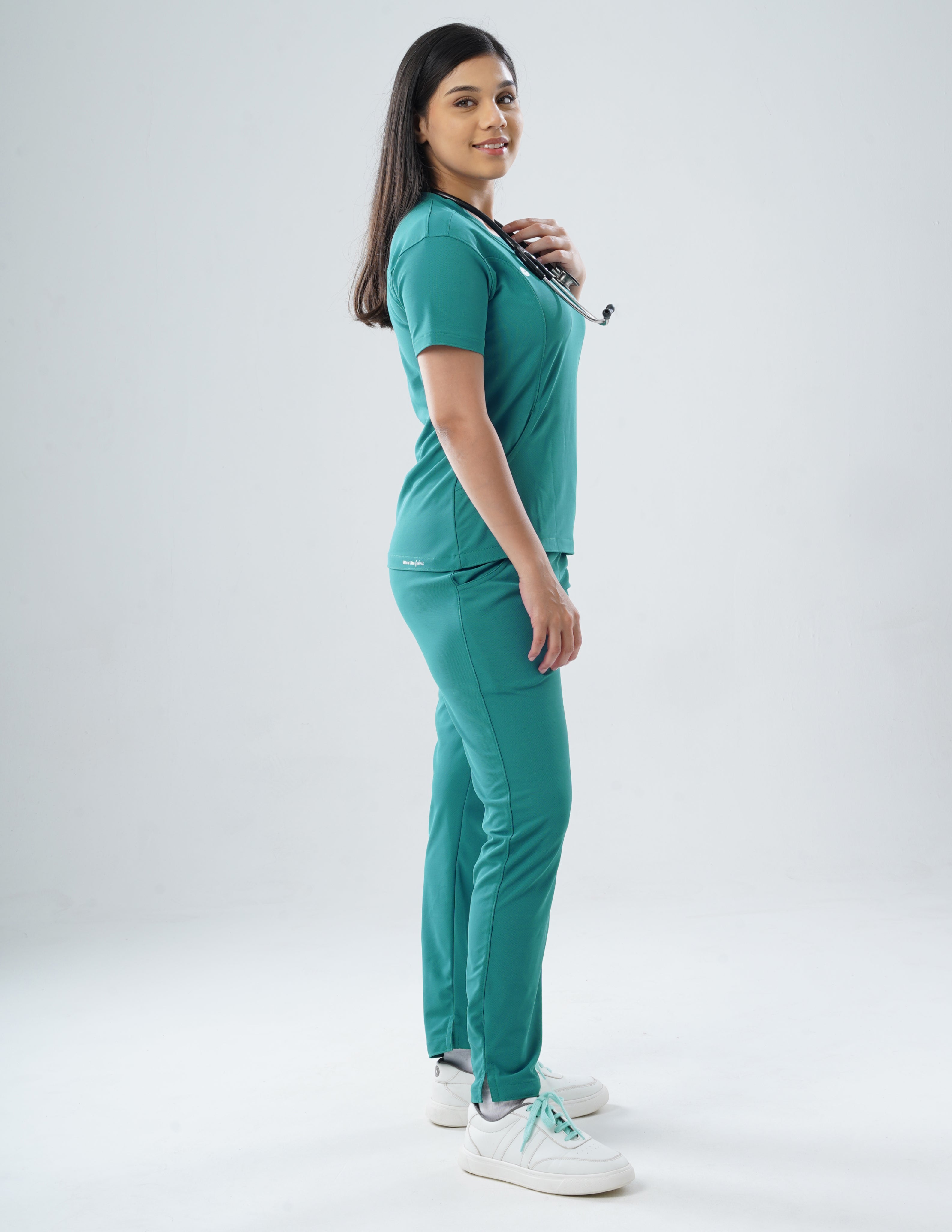 AQUABLAZE V Neck / Straight Pant / 2 way Stretch (FemaleFullset) MKZ68