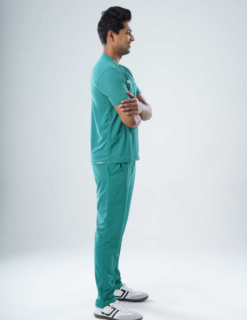 AQUABLAZE  V Neck / Straight Pant / 2 way Stretch (MaleFullset) MKZ195