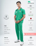 TECTOGREEN - LIMITED EDITION V Neck / Straight Pant / 2 way Stretch (MaleFullset) MKZ153