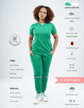 TETOGREEN - LIMITED EDITION V Neck / Jogger Pant / 2 way Stretch (FemaleFullset) MKZ23