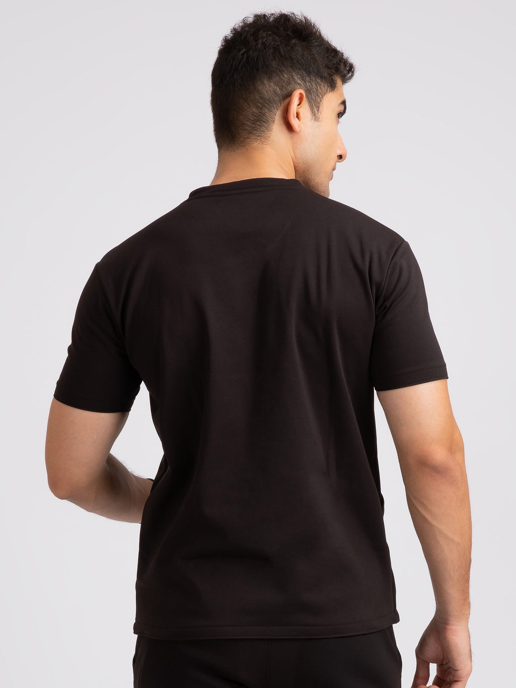 Raven Black V Neck Male Top NMKZ8T